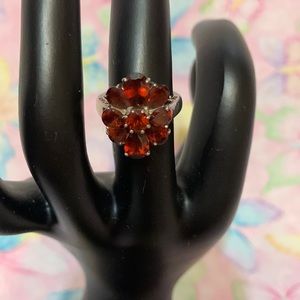 🦋 Sterling & dark brown gemstones. Excellent condition. Matches both bracelets